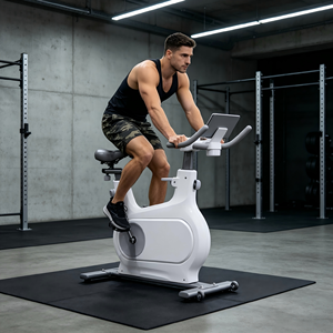 Bicicleta de <span class=keywords><strong>Spinning</strong></span> Magnética para Interiores TD, Nueva, Silenciosa, con Resistencia Ajustable de 6 kg, con Correa de Transmisión Magnética - Product Image 4