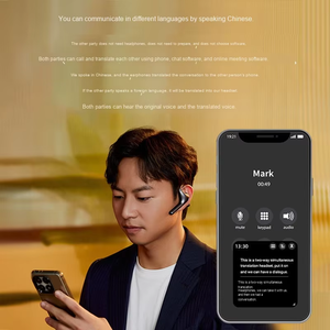 Auriculares W4 Pro AI para intérprete, auriculares bidireccionales con traductor inteligente simultáneo con WiFi, Bluetooth, reunión de viaje - Product Image 3