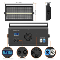 4 luces LED de 200W 864RGB+96Blanco 48+8 segmentos con control de sonido DMX, súper brillantes, para DJ, discoteca, fiestas, escenarios.