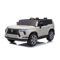 Voiture électrique télécommandée pour enfants Lexus GX550 homologuée, 2 places, pour l'extérieur, alimentée par batterie, de 2 à 8 ans