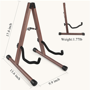 Support de guitare pliable réglable en forme de A entièrement assemblé-Pour les concerts de programme de musique scolaire et les utilisateurs multiples USA Ashtree - Product Image 6