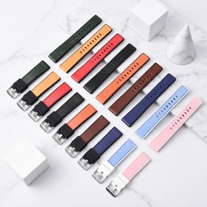 <span class=keywords><strong>Bracelet</strong></span> de <span class=keywords><strong>montre</strong></span> en <span class=keywords><strong>cuir</strong></span> et silicone personnalisé pour Apple Watch, <span class=keywords><strong>bracelet</strong></span> de <span class=keywords><strong>montre</strong></span> en <span class=keywords><strong>cuir</strong></span> pour femme pour Apple Iwatch Ultra - Product Image 2