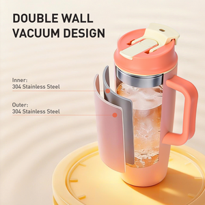 בקבוק תרמוס מודרני חדש של Haers לשנת <span class=keywords><strong>2026</strong></span>, 920 מ\\\"ל (31 אונקיות), עם מכסה 2 ב-<span class=keywords><strong>1</strong></span> וקשית. - Product Image 6