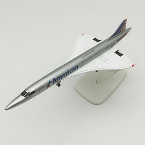 Modèle d'avion en métal moulé sous pression American Airlines <span class=keywords><strong>Concorde</strong></span> Supersonic Jet de 20 cm avec trains d'atterrissage - Product Image 4
