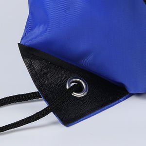 Bolso con cordón impreso con logotipo personalizado del fabricante, bolso con cordón de nailon de alta calidad, bolso de nailon impermeable ecológico al por mayor - Product Image 3