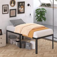 Ensembles de lits modernes de luxe en métal Meida, hauteur réglable, revêtement en tissu, cadre en fer, portables pour hôpital, salon, chambre à coucher, hôtel