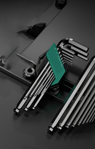 ชุดประแจหกเหลี่ยมอัตโนมัติแบบผสมผสาน ขนาดกลาง-<span class=keywords><strong>ยาว</strong></span> ใช้ได้กับสกรูหกเหลี่ยมทั่วไป - Product Image 5