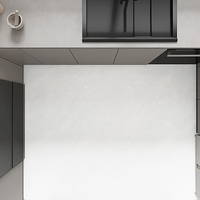 Carrelage en porcelaine émaillée effet marbre blanc cassé 400x800mm brillant, facile à nettoyer, imperméable, livraison rapide, prix usine