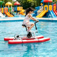 Vélo aquatique à ponton plat pour enfants, style SUP, ponton flottant plat, cadre en aluminium, haute pression, pliable, nouveau design de Chine, Lumark