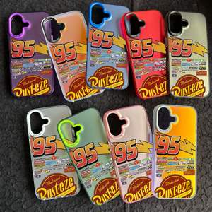 For MacQueen Sports <strong>Car</strong> Design PC Shockproof Mobile Phone Case for 17/Pro Max/XS/XR Coque Flash Macqueen case for Boy - Product Image 3