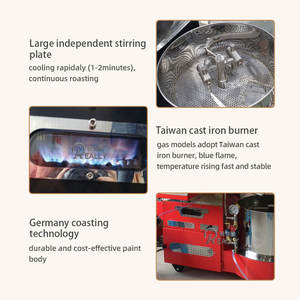 Torréfacteur de café à Air chaud de qualité supérieure, 5Kg, torréfacteur de chauffage au gaz Oem, Machine de torréfacteur de café - Product Image 4