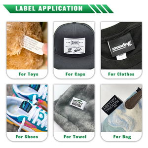 Nhãn Hàng may mặc quần áo tùy chỉnh thẻ vải cá nhân dệt nhãn với logo nhãn vải thương hiệu quần áo để đánh dấu quần áo của bạn - Product Image 6