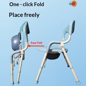 Silla de Ducha Ajustable <span class=keywords><strong>para</strong></span> <span class=keywords><strong>Personas</strong></span> <span class=keywords><strong>con</strong></span> <span class=keywords><strong>Discapacidad</strong></span>, Dispositivo Médico Clase II <span class=keywords><strong>para</strong></span> Uso Doméstico en el Baño - Product Image 5