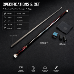 Taco de <span class=keywords><strong>billar</strong></span> de fibra de carbono, eje de taco de <span class=keywords><strong>billar</strong></span>, taco de snooker, tacos de carbono, accesorios de <span class=keywords><strong>billar</strong></span> para entrenamiento en clubes y bares domésticos - Product Image 4