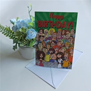 High Quality Custom Greeting Card Birthday Christmas Card 30 Sec 60 Sec Music Audio Greeting Cards with Sound