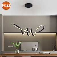 Haute Qualité En Aluminium Moderne Simple Mode Pendentif Lumières Salon Lustre Lumière Led Suspension Lumière