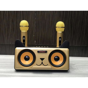 Nouveau style 2026 : Enceinte sans fil SD305 en forme de chat pour KTV à domicile avec deux microphones et audio BT4.2 - Product Image 1