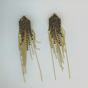 Pendientes Largos de Moda para Mujer, Versátiles, con Diseño de Mariposa, Geométricos, con Diamantes de Imitación, Cadena y Borla, Estilo Exagerado de Alta Gama - Product Image 5