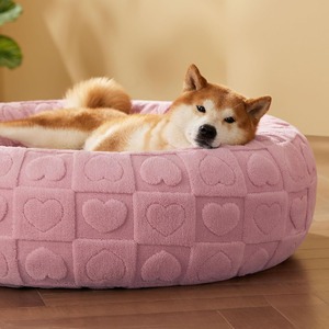 Katzen betten für Innen katzen Donut-Hunde betten für kleine Hunde Welpen kätzchen Anti-Rutsch-Boden Runde Haustier betten Wasch bare abnehmbare Abdeckung - Product Image 5