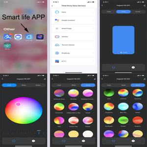 Lámpara de Pared LED Inteligente Tuya de 10w con Control por Aplicación, Impermeable IP65, Lámpara de Pared Exterior Colorida, Moderna, para Exteriores - Product Image 3