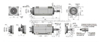 Unité de tête de fraisage XT30-1 Modèle NT30/MT3/ER32, broche en acier inoxydable pour usinage CNC, marque EPT, Chine