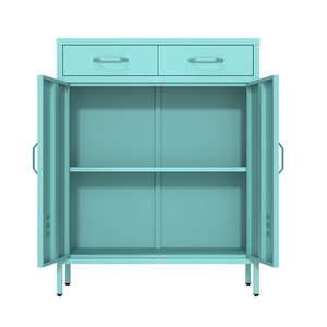 Armoire en acier multifonctionnelle, armoire de cuisine blanche, organisateur de rangement, tiroirs personnalisés modernes et écologiques - Product Image 4