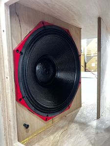 Sandy B5 công suất cao 2000W kép <span class=keywords><strong>18</strong></span> "loa siêu trầm với ván ép bao vây và kết nối XLR cho sân khấu chuyên nghiệp & DJ sử dụng - Product Image 5