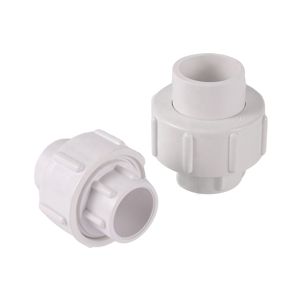 Inner Diameter 20/25mm PVC Fittings Connector Irrigation Water Pipe Fittings PVC Union Coupling