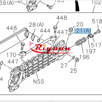 GZRY Couvercle de radiateur d'huile 8-94396755-0 894396-7550 8943967550 ZX330 SH330 SH360 6HK1 pour diesel pour moteur Isuzu Type de joint