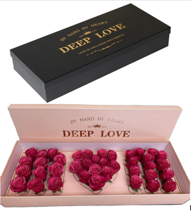 MOM box new design flower box rectangular box with MOM and floral foam for Mother's day