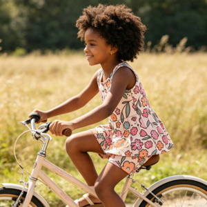 Babylovey Set Abito Estivo per Bambini con Stampa Floreale <span class=keywords><strong>Margherita</strong></span>, Casual, per Escursionismo, Ciclismo, Pattinaggio Artistico, con Pantaloncini - Product Image 2
