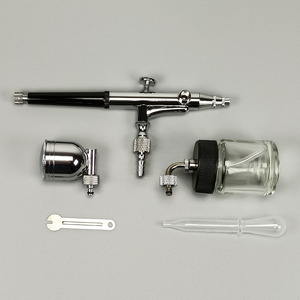 Kit aérographe HD-134 7,0 cc à alimentation par gravité, double action, vitesse réglable, pour peinture artistique, modélisme, maquillage, tatouage, réparation, portable - Product Image 2