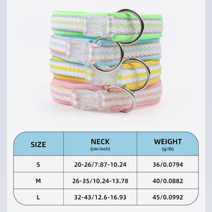 <span class=keywords><strong>Collar</strong></span> para Cachorro con Hebilla de Seguridad, Collares Ajustables Suaves para Perro, Diseño Moderno, Nuevo, Económico, Color Caramelo, <span class=keywords><strong>Collar</strong></span> Suave para Perro - Product Image 5