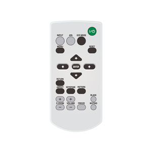 Custom Logo White Infrared Multimedia Remote Controller with LED Indicator Light - Product Image 1