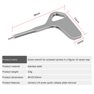 Xách Tay Mini Đầu Phẳng Cao-Sức Mạnh Thép Không Gỉ Tuốc Nơ Vít Keychain Công Cụ Cho Máy Ảnh Kim Loại Luyện Kim Các Bộ Phận Máy Móc - Product Image 5