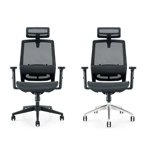 JNS-103 New Design Full Durable Mesh High Back Ergonomic Mesh Chair With Adjustable Lumbar Passed BIFMA