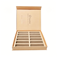Emballage cosmétique haut de gamme personnalisé, imperméable, luxueux, boîtes en papier pour rouge à lèvres et gloss, laminage mat, logo en feuille d'or, insert en éponge