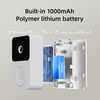 Sonnette de porte sans fil OEM Tuya App avec caméra, écran IPS 4,3 pouces, détection de mouvement 720P, interphone vidéo extérieur IP65