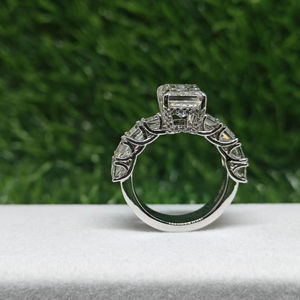 Anillo de Boda de Oro de 14K con Diamante Cultivado en Laboratorio, Corte Brillante, Color D, para Mujer y Pareja, Certificado IGI, Claridad VS2 - Product Image 1