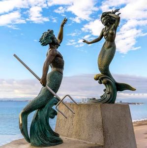 Maison jardin décoration métal artisanat coulée laiton Art moderne grandeur nature le baiser des amoureux Bronze nu Figure Sculpture - Product Image 1