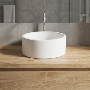 Nouveau bassin en céramique en forme de fleur Lavabo blanc moderne salle de bain navire évier comptoir porcelaine Art lavabo à la main - Product Image 3