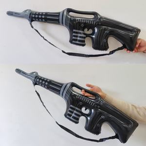 Nouveau jouet pistolet mitrailleur gonflable en plastique pour enfants de 4 à 6 ans, unisexe, accessoires de jeu de rôle en gros transfrontalier - Product Image 3