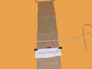 Ne pensez pas grand. Pensez grand avec nos sacs en toile de jute réutilisables et portables de taille XL avec cordon de serrage - Product Image 3