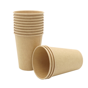 Tazas de papel de café de una sola pared desechables ecológicas personalizadas para su taza diaria de <span class=keywords><strong>Joe</strong></span> - Product Image 1