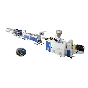 Jwell PVC-PVC-U Kunststoff isolierung Starrrohr Doppelkopf ausgang Doppels ch necken extruder/Extrusion maschinen linie