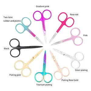 Wholesale Eyebrow Scissors Curved Nail Scissors Professional Nail Scissors Stainless Steel For Personal Care and Grooming