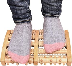 Rullo massaggiatore piede in legno doppio <span class=keywords><strong>massaggio</strong></span> del piede rullo <span class=keywords><strong>per</strong></span> sollievo <span class=keywords><strong>piedi</strong></span> stanchi strumenti di <span class=keywords><strong>massaggio</strong></span> del piede - Product Image 1