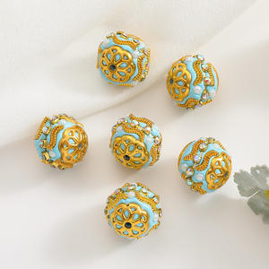 Design original personnalité mode bijoux à bricoler soi-même accessoires perles d'argile bracelet fait main matériel pendentif Népal - Product Image 3