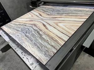 Foglio di PVC lucido marmo scuro per la decorazione della parete interna - Product Image 3