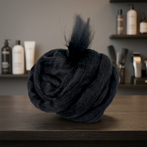 Hilo de lana merino natural 100% más vendido, lana superior de calidad premium para tejer y tejer, hecho de lana Premium de color negro - Product Image 2